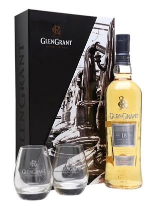 Picture of GLEN GRANT 70CL 12YRS+2GLASSES